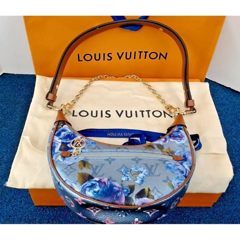 Louis Vuitton Limited Edition Monogram Garden Toile Loop PM Bag M21183 +receipt